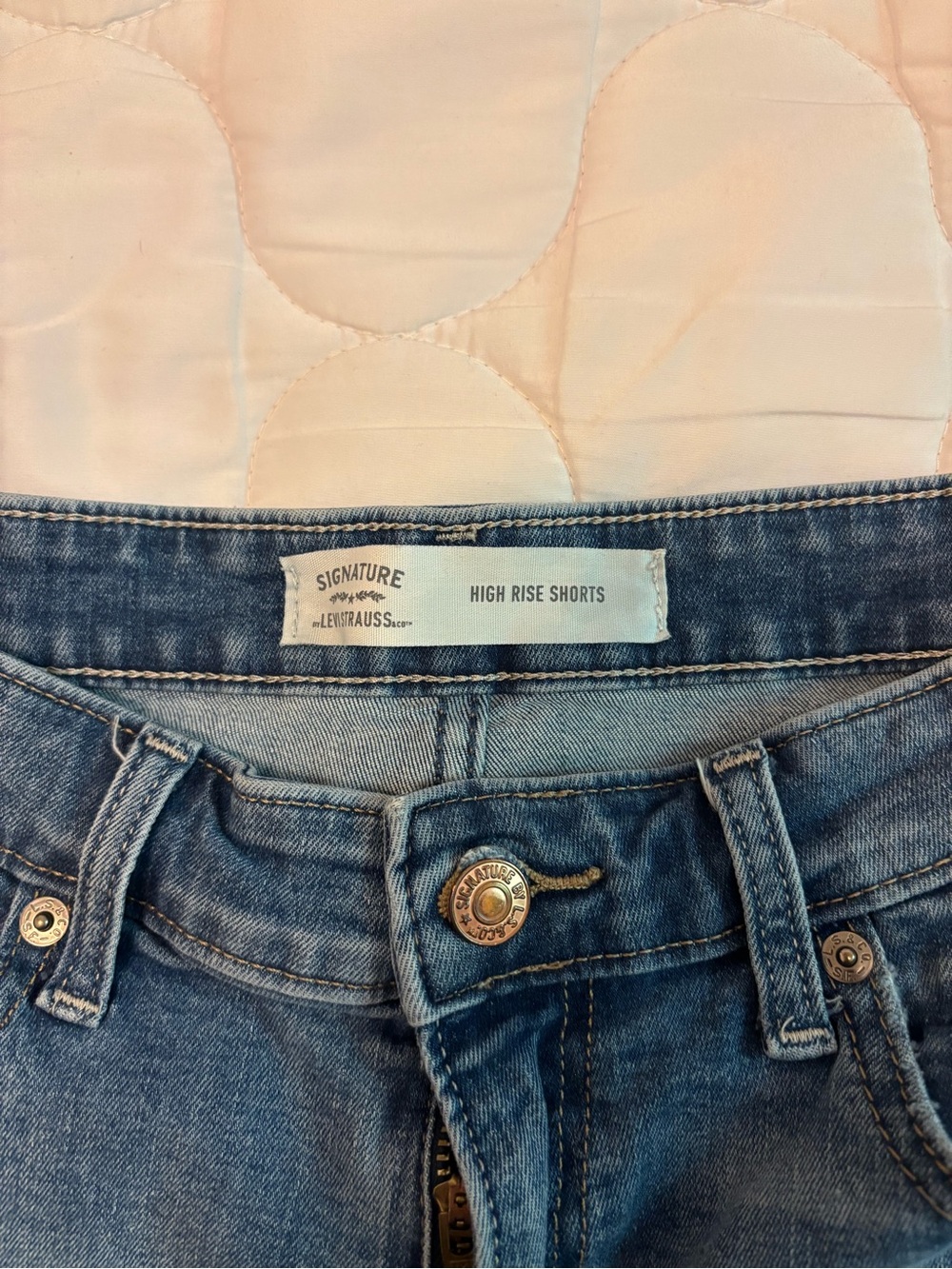 Levi’s Denim Roll-Cuff Women's Shorts - Blue - Picture 5 of 5